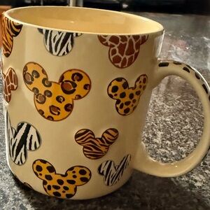 Disney Parks Coffee Mug Animal Kingdom Mickey Mouse Icon Animal 3D Safari Print